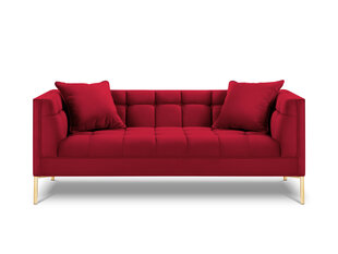 Divvietīgs velūra dīvāns Micadoni Home Karoo, sarkans cena un informācija | Dīvāni | 220.lv