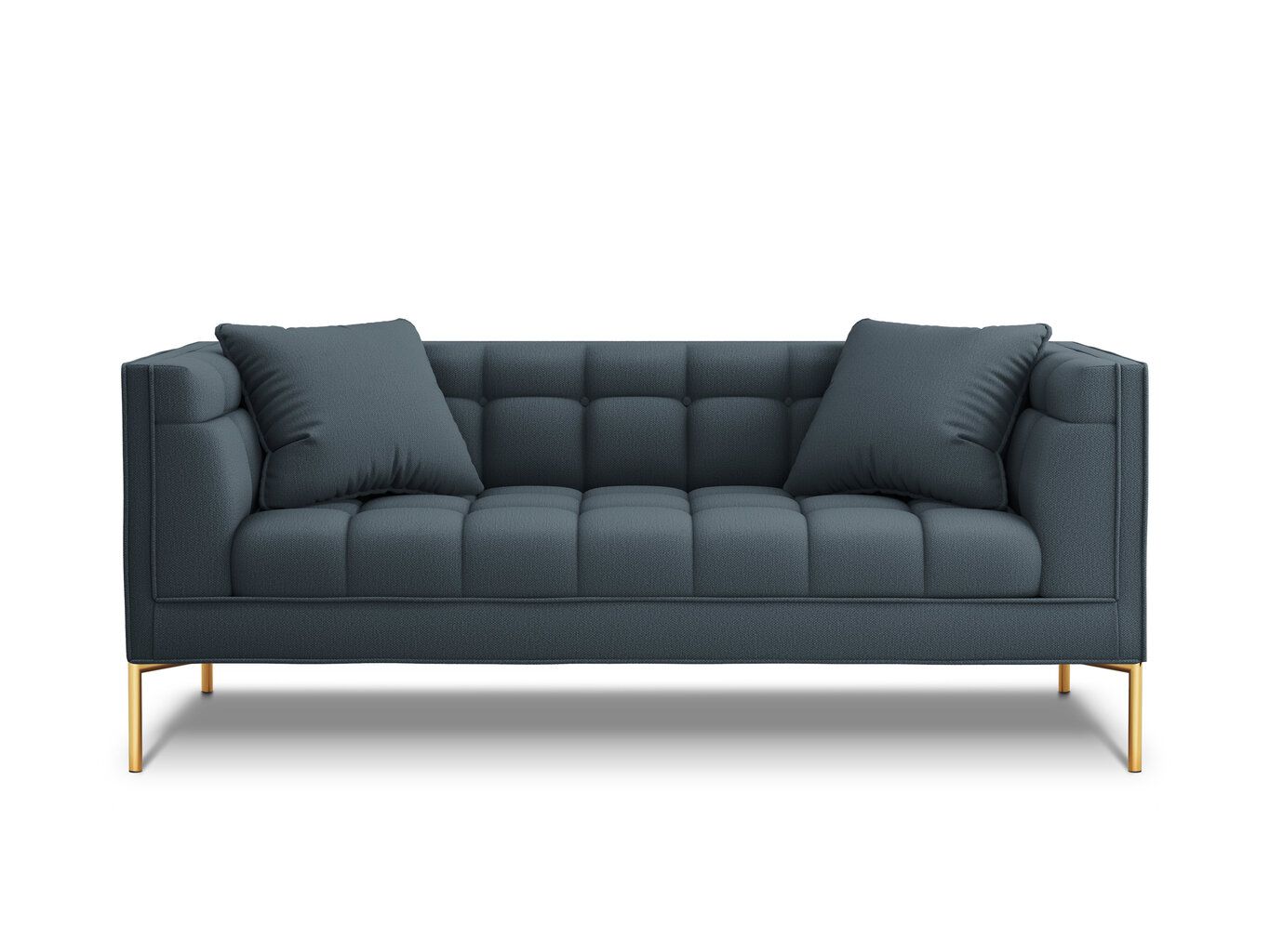 Divvietīgs dīvāns Micadoni Home Karoo, zils cena un informācija | Dīvāni | 220.lv
