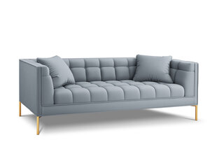 Trīsvietīgs dīvāns Micadoni Home Karoo, gaiši zils цена и информация | Диваны | 220.lv