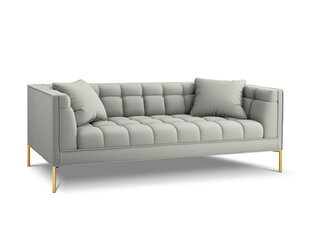 Trīsvietīgs dīvāns Micadoni Home Karoo, gaiši pelēks cena un informācija | Dīvāni | 220.lv