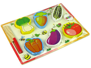 Деревянный набор для нарезки - Овощи цена и информация | Игрушки для девочек | 220.lv