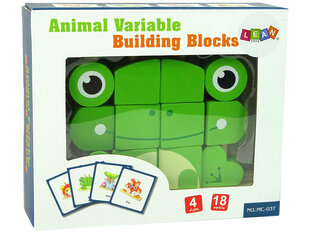 Креативные деревянные 3D блоки цена и информация | Игрушки для малышей | 220.lv