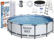 Bestway baseins Steel Pro Max 427 x 107 cm цена и информация | Baseini | 220.lv