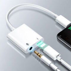 Adapteris Joyroom universal Lightning adapter - 3.5mm mini jack with charging port (S-Y105) cena un informācija | Savienotājkabeļi | 220.lv