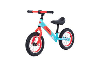 Līdzsvara velosipēds - Moovkee, 12 collas, zils ar oranžu cena un informācija | Balansa velosipēdi | 220.lv
