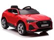 Automašīna ar MP4 ekrānu, Audi E-tron, sarkana / lakota цена и информация | Bērnu elektroauto | 220.lv