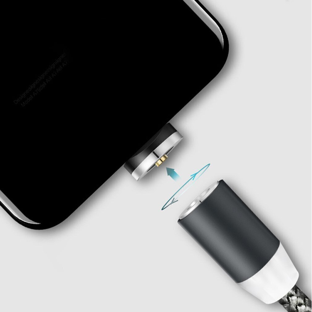 Провод, кабель, магнитная зарядка 3в1 (Micro USB, type-C, iPhone Lightning)  для телефона цена | 220.lv