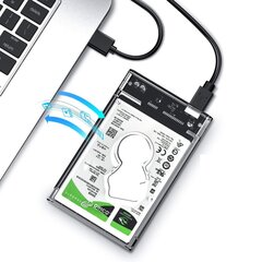 Ārējā cietā diska ietvars USB 3.0 2,5'' цена и информация | Чехлы для жёстких дисков | 220.lv