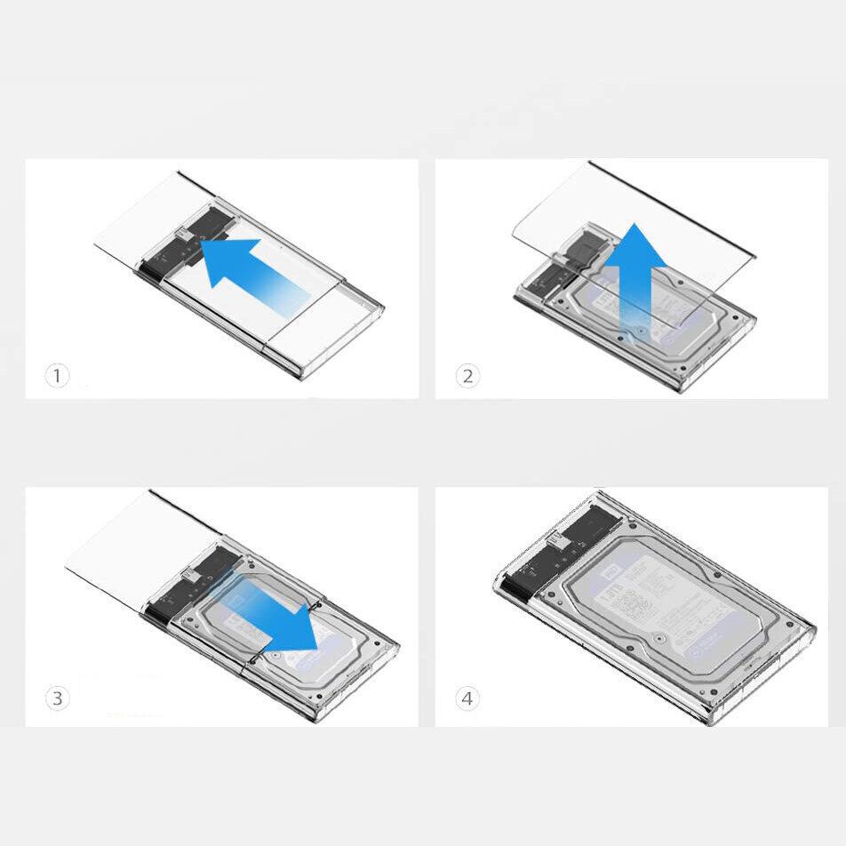 Ārējā cietā diska ietvars USB 3.0 2,5'' cena un informācija | Cieto disku somas un apvalki | 220.lv