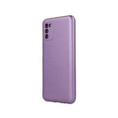 Metallic maciņš, piemērots Samsung Galaxy A03S, violets cena un informācija | Telefonu vāciņi, maciņi | 220.lv