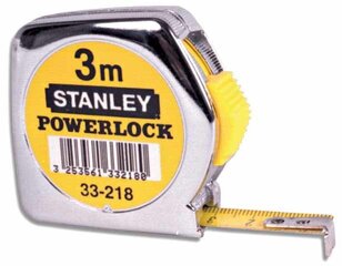 Рулетка Stanley, 3 м цена и информация | Механические инструменты | 220.lv