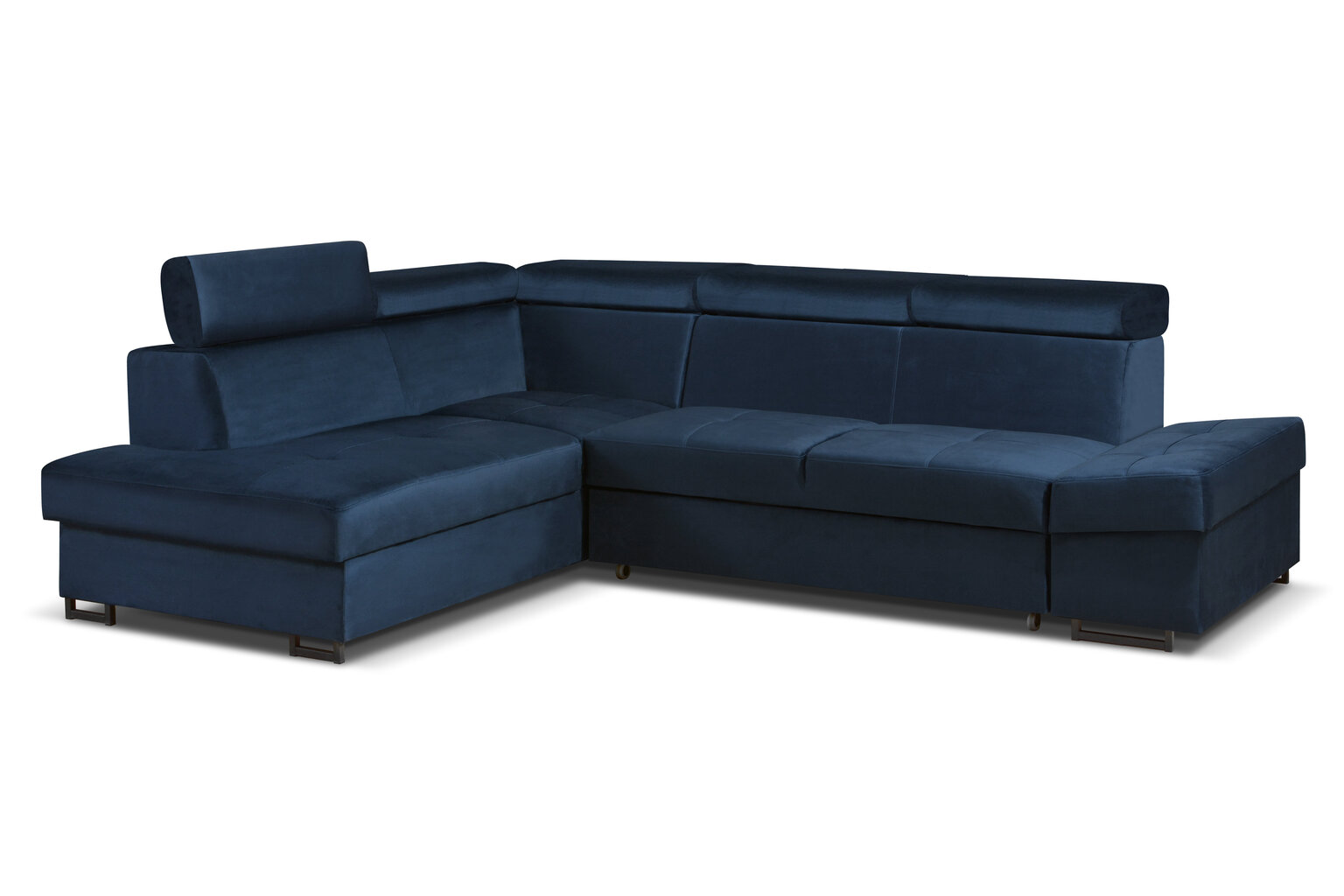 Stūra dīvāns Merlin, zils cena un informācija | Stūra dīvāni | 220.lv