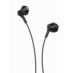 XO Wired earphones EP39 jack 3,5mm black цена и информация | Наушники | 220.lv