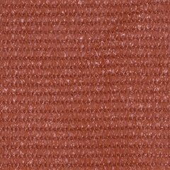 vidaXL balkona aizslietnis, 120x500 cm, sarkanbrūns HDPE цена и информация | Зонты, маркизы, стойки | 220.lv