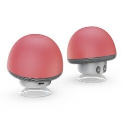 Setty Bluetooth speaker Mushroom red цена и информация | Аудиоколонки | 220.lv