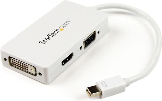 Adapteris StarTech MDP2VGDVHDW Mini DisplayPort to VGA/DVI/HDMI cena un informācija | Adapteri un USB centrmezgli | 220.lv