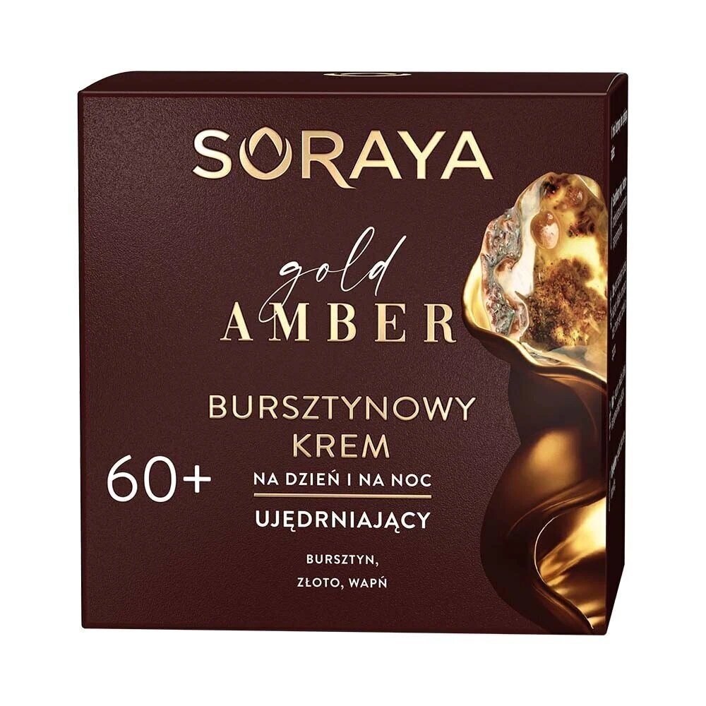 Sejas krēms Soraya Gold Amber 60+, 50 ml cena un informācija | Sejas krēmi | 220.lv