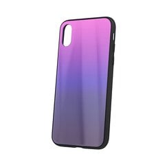 Aurora Glass maciņš, piemērots Samsung Galaxy A32 4G, violets/melns cena un informācija | Telefonu vāciņi, maciņi | 220.lv