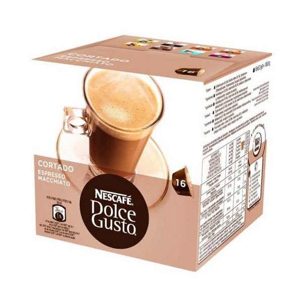 Kafijas kapsulas ar vāciņu Nescafé Dolce Gusto 96350 Espresso Macchiato, 16 gab. цена и информация | Kafija, kakao | 220.lv