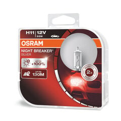 Автомобильная лампа Osram 64211NBS H11 12V 55Вт 3200K цена и информация | Автомобильные лампочки | 220.lv