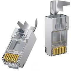 UGREEN NW193 Ethernet, RJ45 Plug, 8P/8C, Cat.7, FTP (10pcs.) цена и информация | Кабели и провода | 220.lv