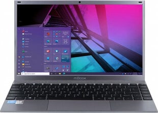 Laptop mBook14 dark gray Portatīvais dators cena un informācija | Maxcom Datortehnika | 220.lv