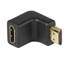 Adapteris Vivanco HDMI - HDMI 90 grādi цена и информация | Адаптеры и USB разветвители | 220.lv