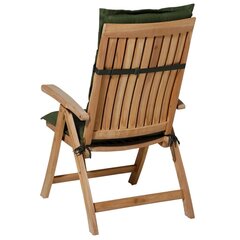 Madison atzveltnes krēsla matracis Panama, 123x50 cm, zaļš cena un informācija | Krēslu paliktņi | 220.lv