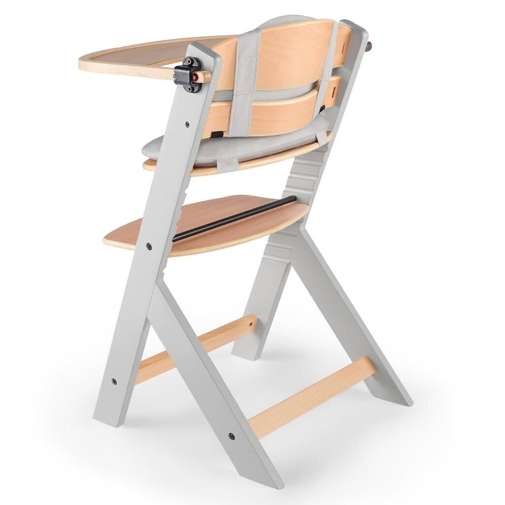 Barošanas krēsls ar spilveniem Kinderkraft Enock, Graywood cena un informācija | Barošanas krēsli | 220.lv