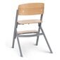 Daudzfunkcionāls barošanas krēsls Kinderkraft Livy Wood + šūpuļkrēsls Calmee Grey cena un informācija | Barošanas krēsli | 220.lv