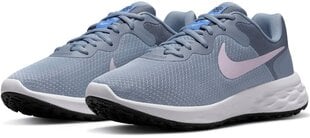 Спортивная обувь для девочек Nike Revolution 6 NN Grey DC3729 400/7 цена и информация | Кроссовки мужские | 220.lv