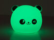 LED bērnu naktslampiņa Panda RGB (skārienjūtīga) cena un informācija | Lampas bērnu istabai | 220.lv
