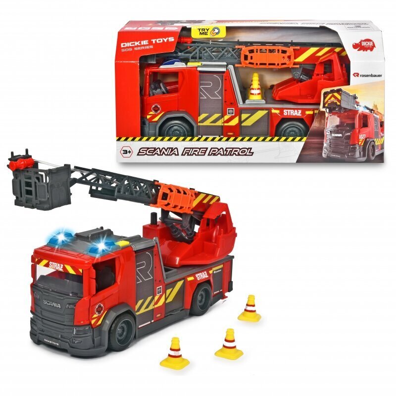 Dickie rotaļu ugunsdzēsēju mašīna cena un informācija | Rotaļlietas zēniem | 220.lv
