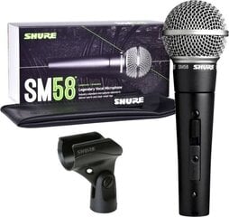 Shure SM58SE цена и информация | Микрофоны | 220.lv