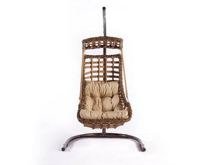 Подвесное кресло Floriane Garden Alacati, коричневое цена и информация | Садовые стулья, кресла, пуфы | 220.lv