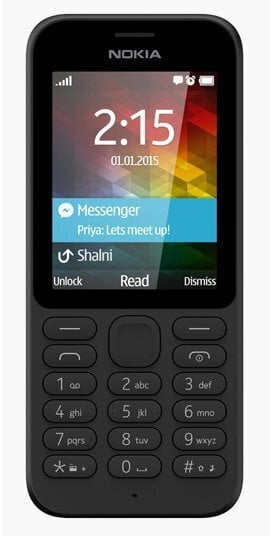 Nokia 215 Black cena un informācija | Mobilie telefoni | 220.lv