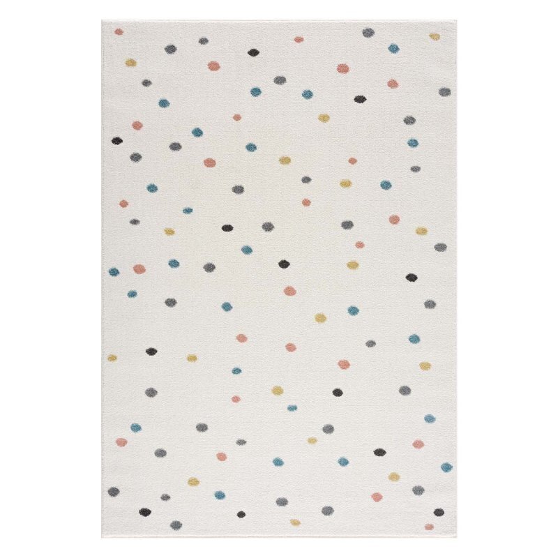 Paklājs ar punktiem, krēmkrāsas, 140x200 cm cena un informācija | Paklāji | 220.lv