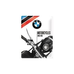 Metāla plāksne 30x40 cm / BMW Motorcycles since 1923 cena un informācija | Interjera priekšmeti | 220.lv