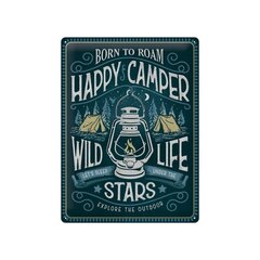 Металлическая пластина 30х40 см / Happy Camper цена и информация | Детали интерьера | 220.lv