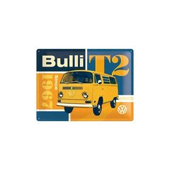 Metāla plāksne 30х40 cm / VW T2 Bulli cena un informācija | Interjera priekšmeti | 220.lv