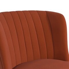 Кресло Novogratz Brittany, оранжевое цена и информация | Кресла в гостиную | 220.lv