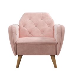 Кресло Novogratz Teresa, розовое цена и информация | Кресла в гостиную | 220.lv