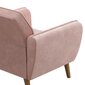 Krēsls Novogratz Teresa, rozā cena un informācija | Atpūtas krēsli | 220.lv