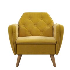 Кресло Novogratz Teresa, желтое цена и информация | Кресла для отдыха | 220.lv