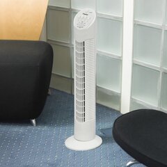 Bestron grīdas torņa ventilators, 80 cm, 35 W, balts, AFT760W cena un informācija | Ventilatori | 220.lv