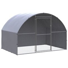 vidaXL vistu būris, 3x2x2 m, cinkots tērauds цена и информация | Товары для сельскохозяйственных животных | 220.lv