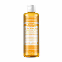 18-in-1 ziepes Dr. Bronner's Citrus-Orange 240 ml cena un informācija | Ziepes | 220.lv