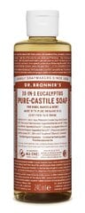 Чистое кастильское мыло Dr. Bronner's Eucaliptus 240 мл цена и информация | Мыло | 220.lv
