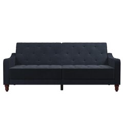 Диван Novogratz Vintage Tufted, синий цена и информация | Диваны | 220.lv