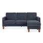 Universāls stūra dīvāns Novogratz Bowen, zils cena un informācija | Stūra dīvāni | 220.lv